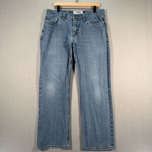 MK Jackson Hole Jeans Mens 36x30 Blue Medium Wash Straight Leg Hiking‎ Outdoors